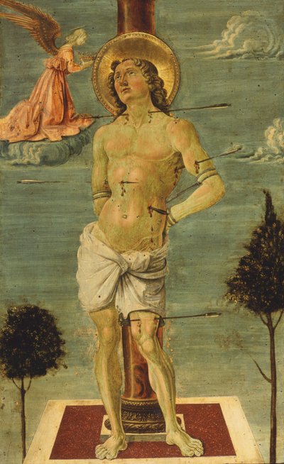 Saint Sebastian by Fiorenzo di Lorenzo